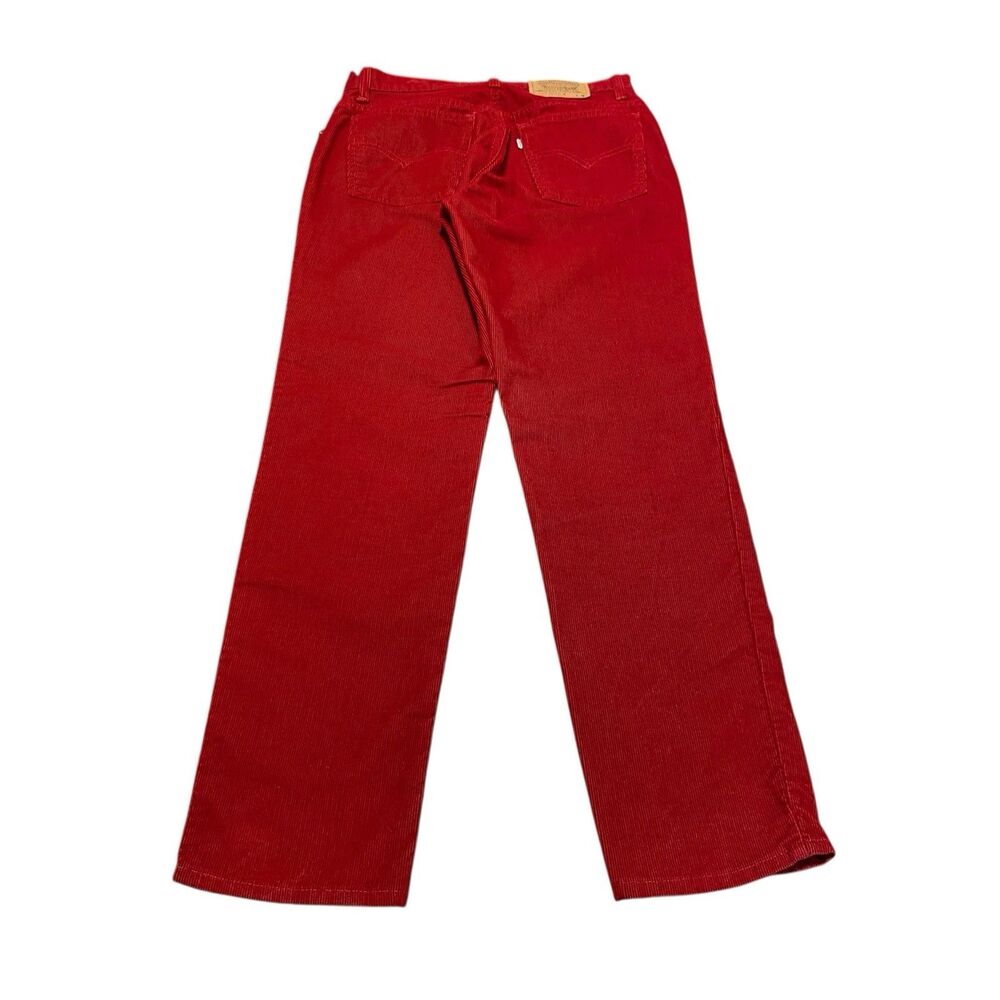 Vintage Women’s Levi’s 910 Corduroy Pants Jeans USA Made 11 Med 30x32 High Rise - Picture 4 of 10